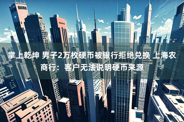 掌上乾坤 男子2万枚硬币被银行拒绝兑换 上海农商行：客户无法说明硬币来源